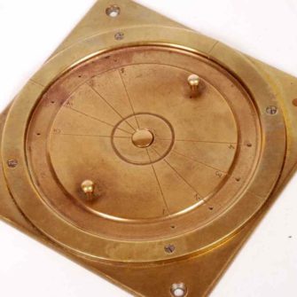 Platine pour sténopé (Dehors & Deslandres)