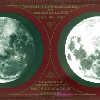 The Moon, Lunar Stereo Photograph, 1858/59, by Warren de la Rue