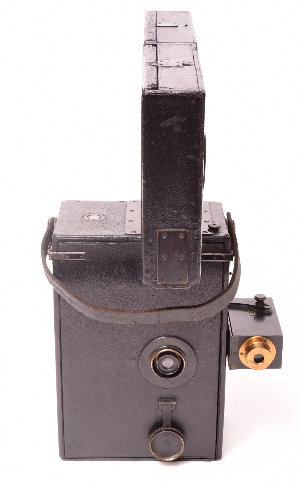 Caméra Ancienne Pathé Webo - Format 9,5 Mm - Avec Objectif - À Restaurer Ou Pour Collection