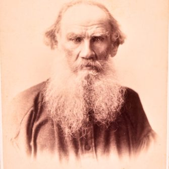 Portrait de Léon Tolstoï par Scherer & Nabholz