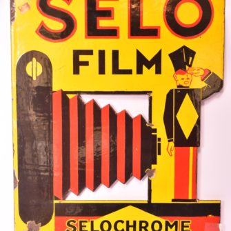 Plaque émaillée publicitaire “Selo Film”