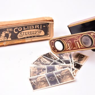 Stéréoscope pliant Colibri avec vues