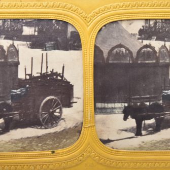 La fête de Montmartre 1860, série complète de 9 cartes