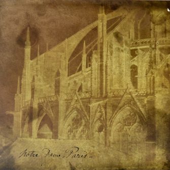 Calotype. Négatif papier. Notre Dame de Paris