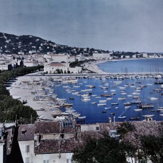 Grande plaque autochrome, P. Mellin, vers 1925
