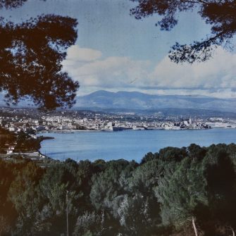 Grande plaque autochrome, P. Mellin, vers 1925