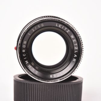 Leica Summicron noir 50 mm F2. Monture M.