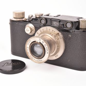 Leica III Black Paint with Nickel Elmar  50mm/3.5