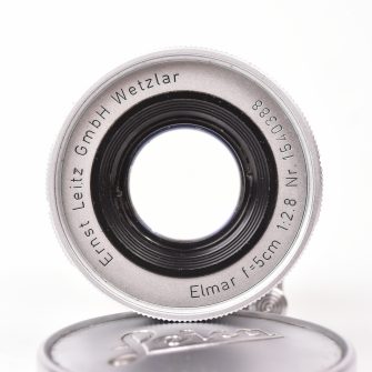 Objectif Leitz Wetzlar. Elmar. 50mm f/2.8. Leica M mount.