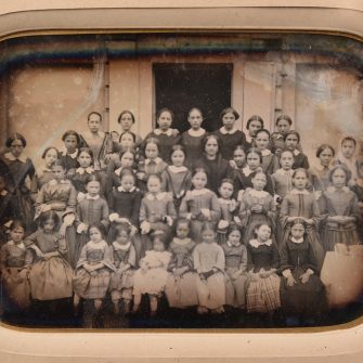 Daguerréotype demie plaque École de jeunes filles