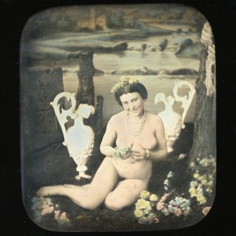 Stereoscopic daguerreotype by Félix Jacques Antoine Moulin
