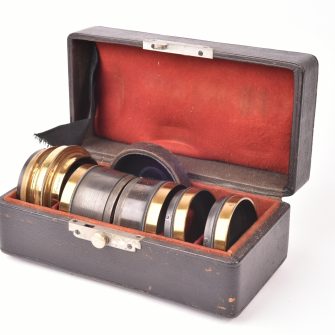 Trousse d’objectif photographique E. Français