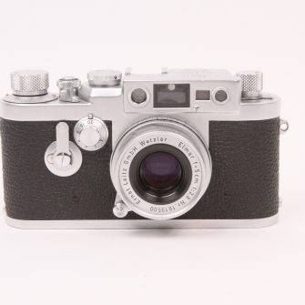 Leica IIIG avec Elmar f/2.8 – 50mm. #934752.