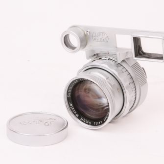 Leica Summicron dual range 1er version 50 mm F2. Monture M.