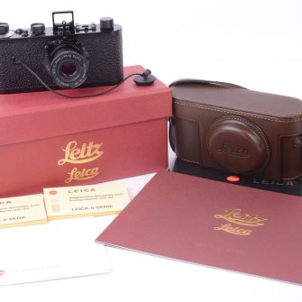 Leica Japan Hobby Tool 4304 Leica Type III Noir Simili Cuir Feuille Appareil Photo 
