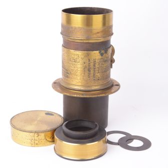 Ancien objectif type Petzval LEREBOURS & S. N°2 360mm f/4,3