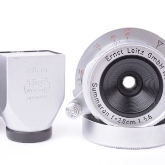 Objectif LEICA Summaron 28mm f/5.6 avec viseur externe