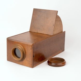 Camera obscura, optique en bois.