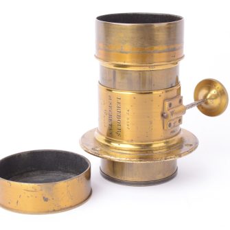 Objectif type Petzval LEREBOURS & SECRETAN 230mm