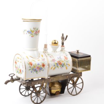 Cafetière locomotive TOSSELI rarissime
