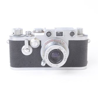 Leica III F avec objectif Elmar red scale