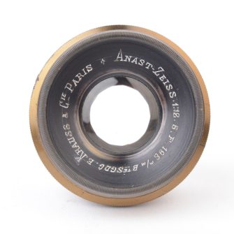 Objectif KRAUSS Anastigmatique Zeiss 196 mm F/12,5 (Rare)