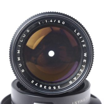 Objectif LEITZ Summilux noir 50mm F 1.4 pour Leica M  11113