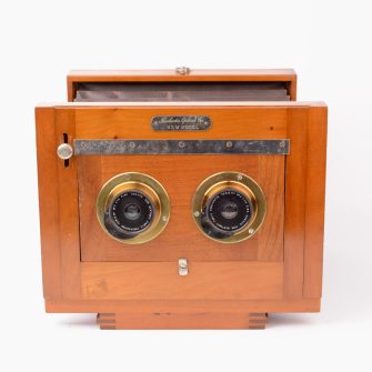 Rochester Optical Co. New model Folding stereo camera