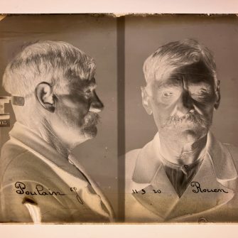 Bertillonage, négatif d’anthropométrie criminelle