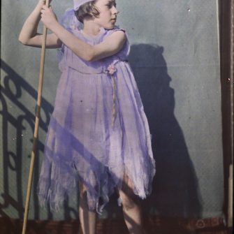 Autochrome. Nane, 10 ans. 11 mai 1921.
