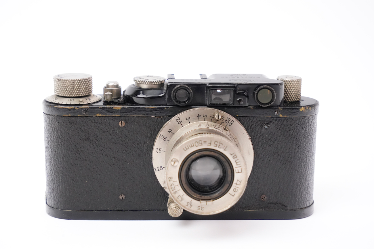 LEICA I black nickel, conversion Leica II