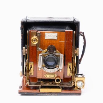 Appareil photographique Sanderson “Regular” Model. Format 9,5×12 cm.