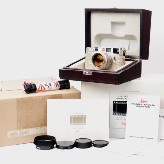 Coffret LEICA M6 Platinum, 150 Jahre Photographie