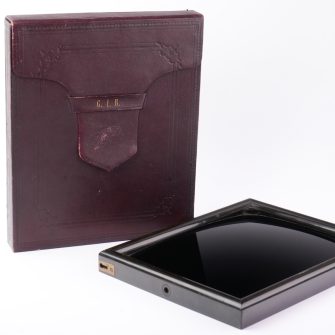 Miroir noir ou miroir de Claude Lorrain. Taille exceptionnelle !