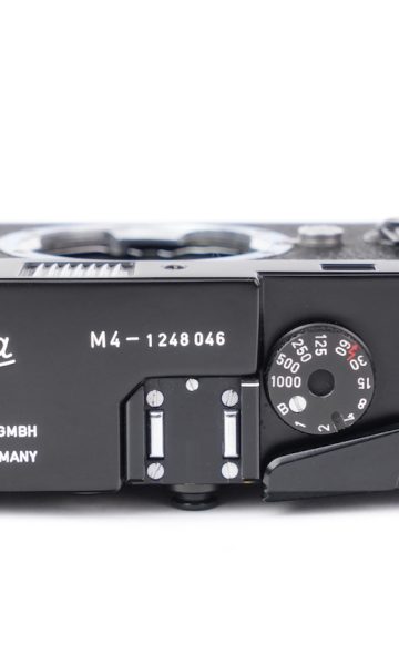 LEICA M4 laqué noir (Black paint original)