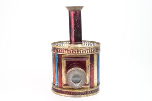 Lanterne magique Lampascope polychrome, Aubert vers 1880.