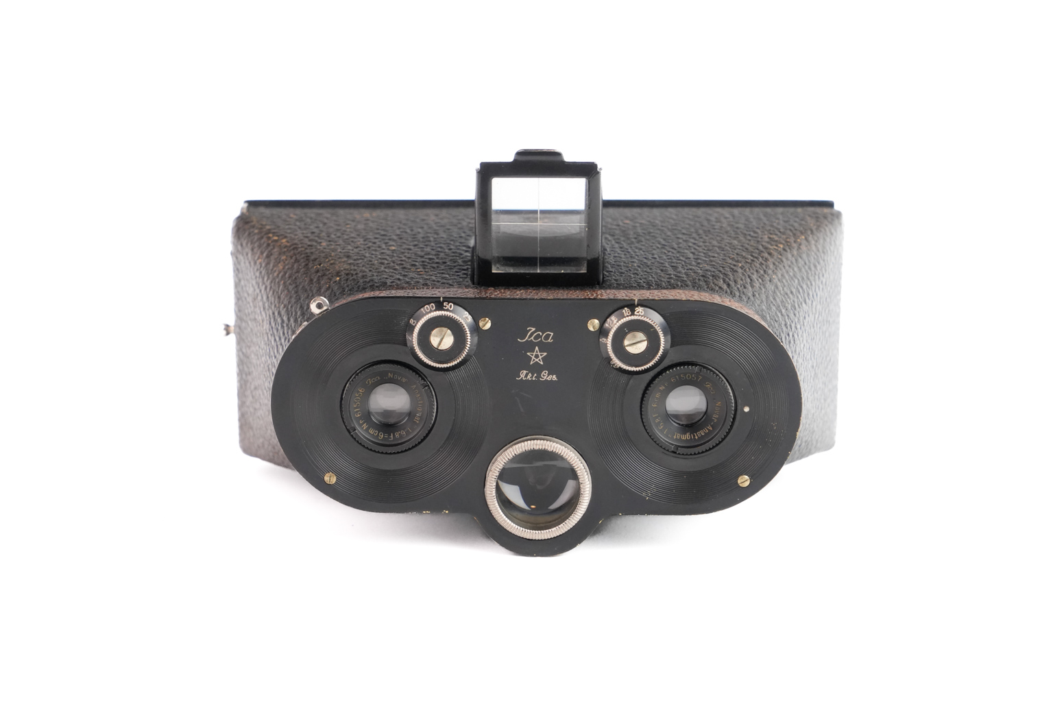 Appareil Stereofix 45x107 par Ica Novar Anastigmat f/6.8 - 60mm. Circa 1919