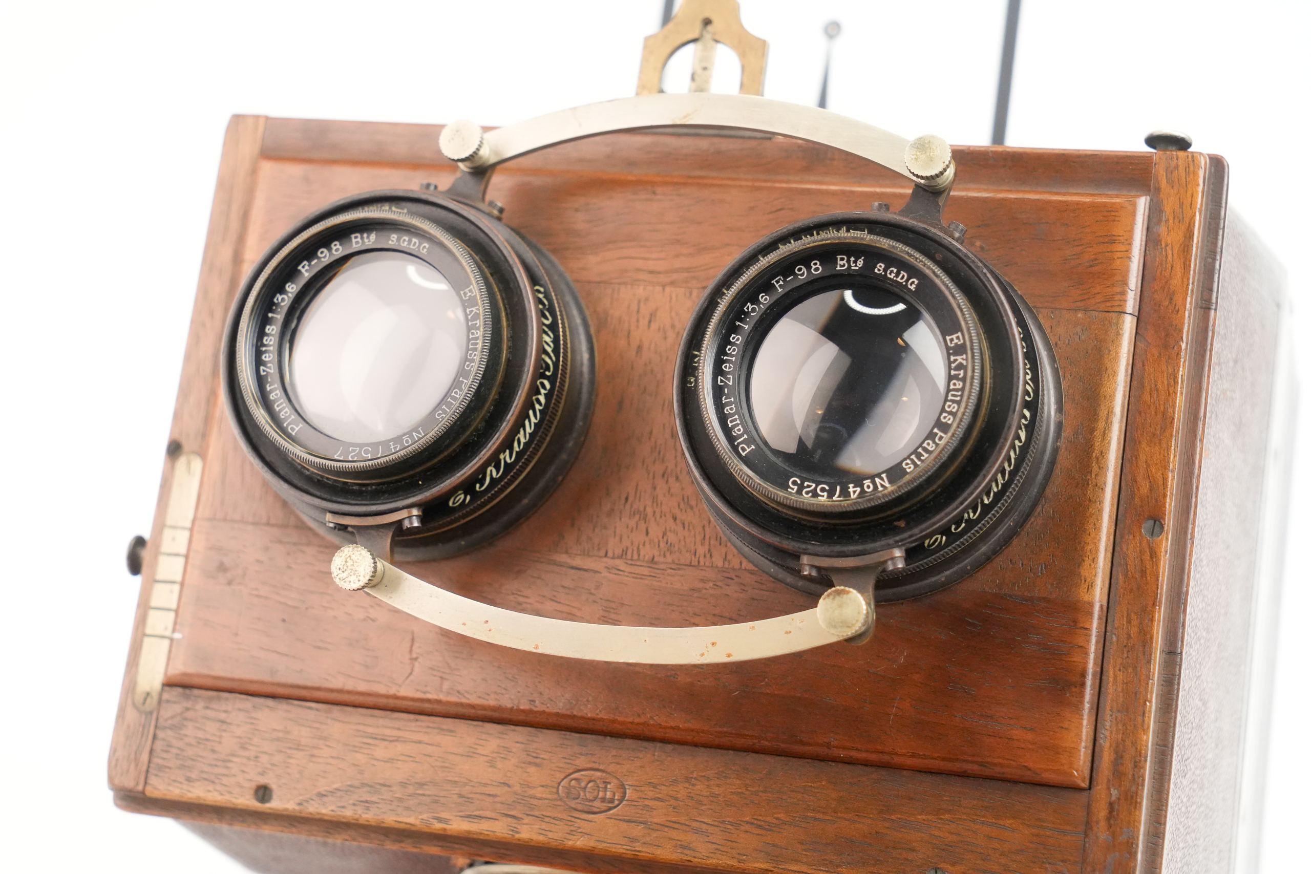objectifs planar-zeiss e.krauss paris — gravures et numéros