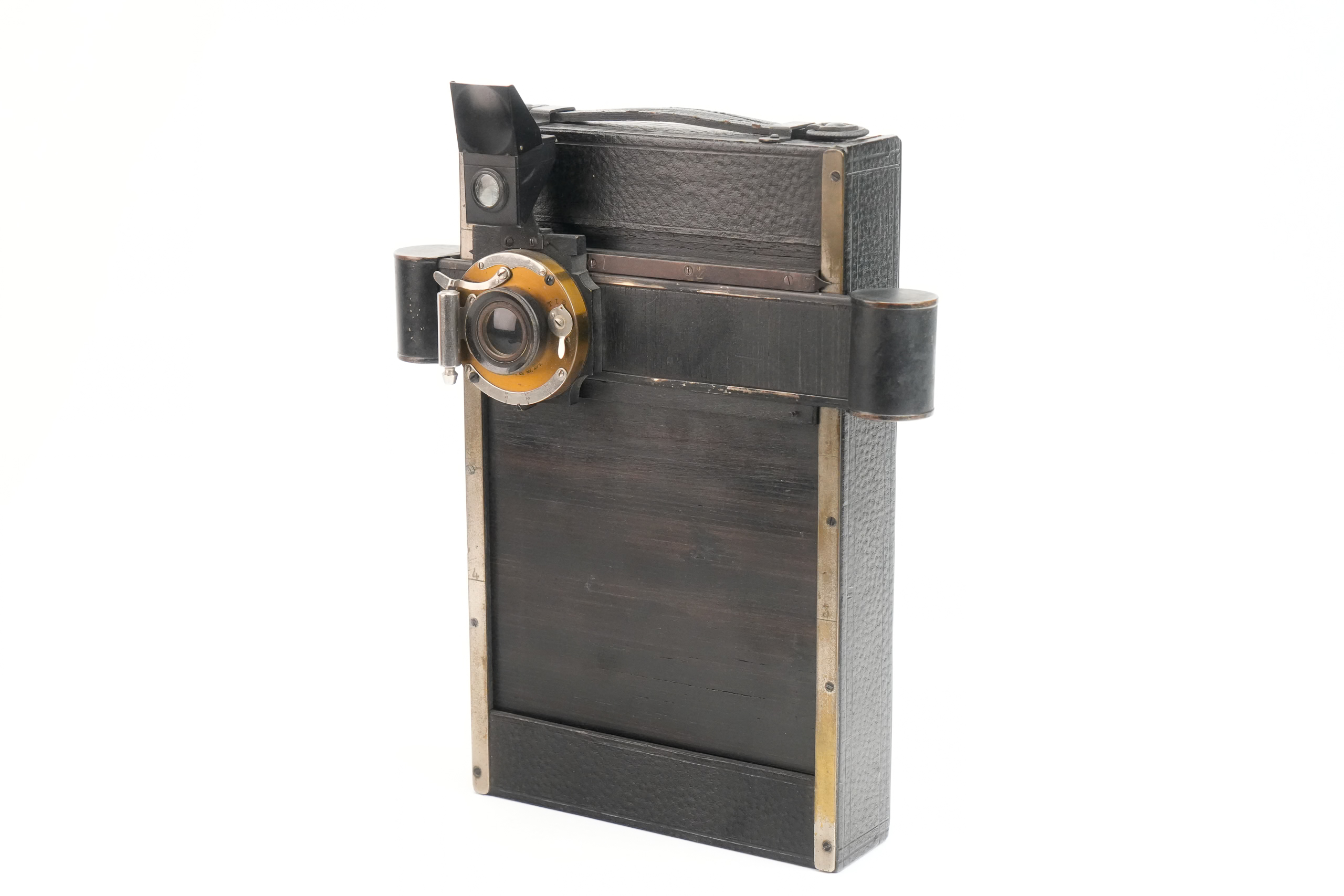 appareil photo gerschel mosaic multiplicateur, vue de trois quarts fermé