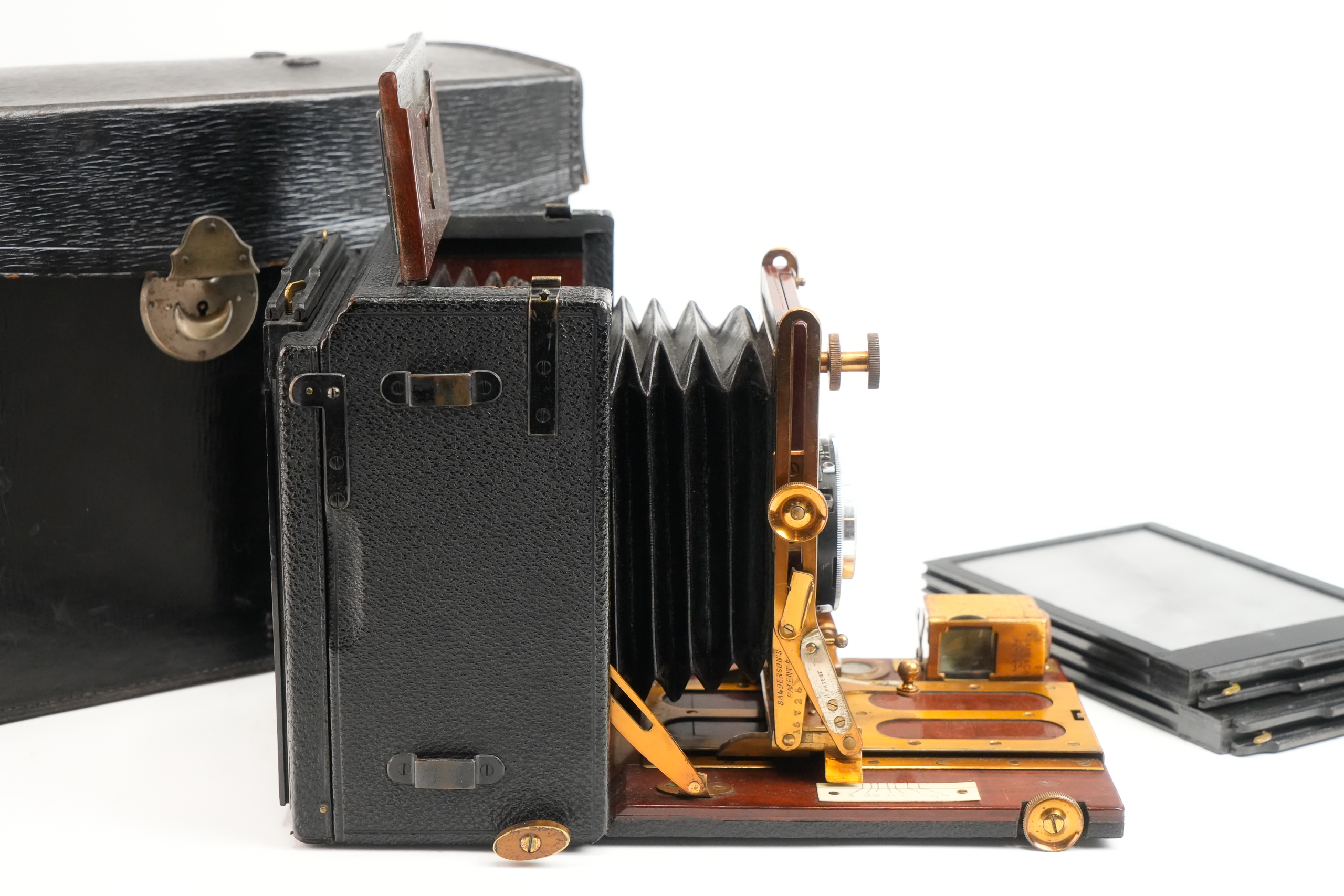 sanderson de luxe — jambe de force gravée « sanderson's patent »