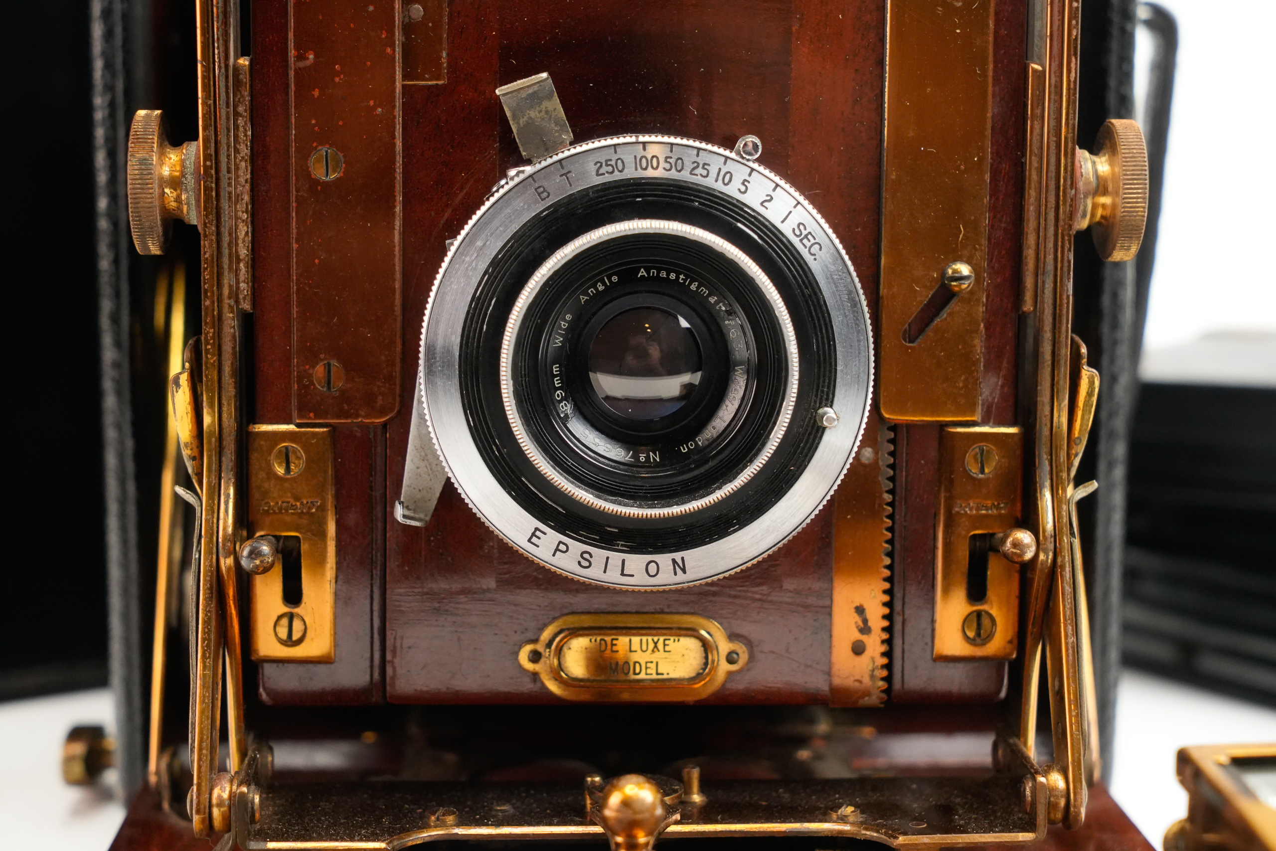 chambre photographique sanderson de luxe — objectif wray 89mm et obturateur epsilon